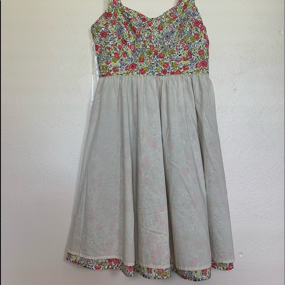 Fossil Floral Print Strappy Fit and Flare Sweetheart Neckline Dress Small - Picture 12 of 13